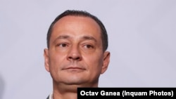 Daniel Băluță înaintea declarațiilor făcute după anunțarea primelor exit-poll-uri de la ora 21:00.