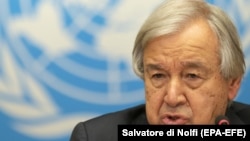 Антонио Гутерриш. Женева, 13-сентябрь 2021-жыл