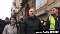 Dragan Đilas na godišnjici ubistva političara sa Kosova Olivera Ivanovića, u Beogradu, 16. januara 2022. godine 