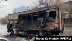 Алматы шаары.  10-январь, 2022-жыл. 