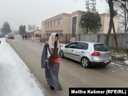 Një shtetas i huaj në Sarajevë, i cili dyshohet se është anëtar i grupit Lev Tahor. 28 janar, 2022.