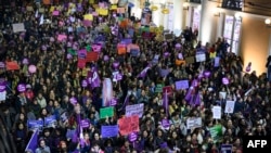 ترکیه - اعتراض هزاران تن علیه خشونت در برابر زنان