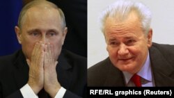 Da li u Kremlju i u drugim odajama vlasti koja je pokrenula agresiju na Ukrajinu iko razmišlja o mogućim poukama sudbine Miloševića? Ili je jedina pouka koju oni tu vide ona: "dok si na vlasti, niko ti ništa ne može"? (na fotografiji: Vladimir Putin i Slobodan Milošević)