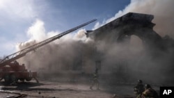 اوکرایني چارواکي وایي روسیه ولسي ځایونه په نښه کوي ـ پخوانی انځور.