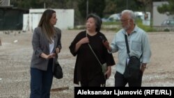 Dinara Smailova dhe bashkëshorti i saj.