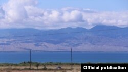 “Асман” шаары курулат деген баштапкы жер. Ысык-Көл.