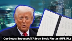 Президентът на САЩ Доналд Тръмп. Колаж.