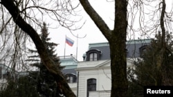 Sediul Ambasadei Rusiei din Republica Cehă. Fotografie de arhivă