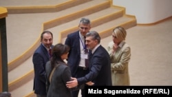 "ქართული ოცნების" პარლამენტში, 14 დეკემბრის ჩატარებულ არჩევნებზე მიხეილ ყაველაშვილი ერთადერთი საპრეზიდენტო კანდიდატი იყო და მხოლოდ მისი გვარი ეწერა ცესკოს მიერ დაბეჭდილ საარჩევნო ბიულეტენებში.
