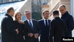 ევროპელი ლიდერები საფრანგეთიდან, გერმანიიდან, პოლონეთიდან და დიდი ბრიტანეთიდან 10 მაისს კიევში ჩავიდნენ. 