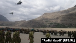 Бадахшандагы тажик армиясы.