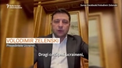 Primul discurs al președintelui Zelenski după începutul războiului