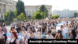 Imagine furnizată de organizatori de la Marșul Pride din 2025. 
