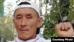 Қарағандылық белсенді Асқар Нұрмағанов.