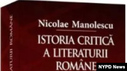 Detaliu de pe coperta volumului la care Nicolae Manolescu încă lucra când a avut loc discuția pe care v-o propunem mai jos, volum apărut în 2008.