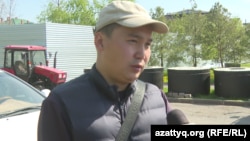 Предприниматель Алибек Абулхаиров. Его компания работала на строительстве «конюшни президента» и не получила деньги по договору. Астана, 28 апреля 2025 года