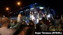 Pamje nga Stacioni i Autobusëve në Prishtinë javën e kaluar