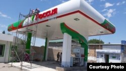 Реконструируемая автозаправка. Город Ош, микрорайон «Юго-восток».