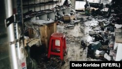 ხანძრის შედეგად დამწვარია, დაახლოებით 1 000 კვ.მ. ფართობი და პროდუქციის ნაწილი