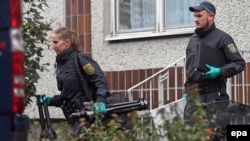 پولیس جرمنی در حال تحقیق در اپارتمان البکر