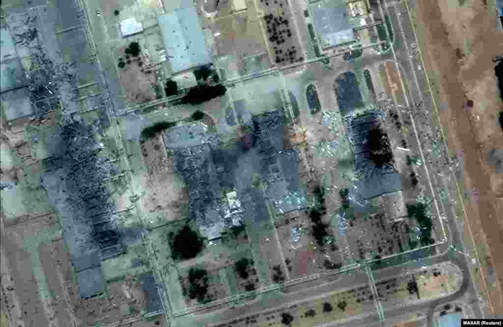 ისპაჰანის ბირთვული ტექნოლოგიების ცენტრის შენობების 19 ივნისს გადაღებულ თანამგზავრულ სურათზე უკვე ჩანს ისრაელის თავდასხმების შედეგად დაზიანების გარკვეული ნიშნები. 22 ივნისს, აშშ-ის დარტყმების შემდეგ გადაღებულ სურათზე ჩანს ობიექტის ფართომასშტაბიანი განადგურება.