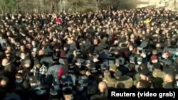 Военный пантеон «Ераблур», Ереван, 19 декабря 2020 г.