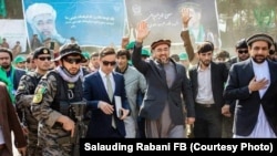 صلاح الدین ربانی رهبر حزب جمعیت اسلامی افغانستان