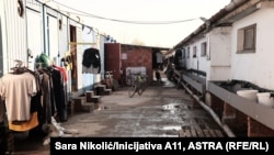 Barake u kojima su vijetnamski radnici kineske fabrike Linglong bili smešteni, u Zrenjaninu, 14. novembar 2021.