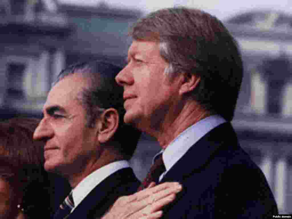 جیمی کارتر، سی&zwnj;ونهمین رئیس&zwnj;جمهور آمریکا، و محمدرضا شاه، ۱۹۷۸