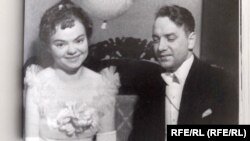 Галина Зенец и Владимир Петров на балу в Латвийском университете