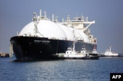 Японский танкер с первой партией СПГ "Сахалин-2" на борту