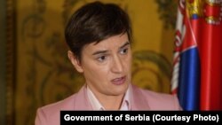 Kryeministrja e Serbisë, Ana Bërnabiq.