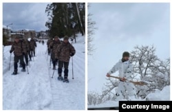 სამაშველო ოპერაციაში ჩართული სამხედროების ფოტოებს თავდაცვის სამინისტრო ავრცელებს