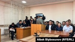 Канышай Мамыркулованын кармалышынын мыйзамдуулугу каралып жаткан сот отуруму. 2025, 9-апрель, Свердлов райондук соту. 