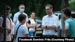 Dominic Fritz, candidatul USR la primăria Timișoara, întâlnire cu alegătorii