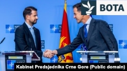 Presidenti i Malit të Zi, Jakov Millatoviq me Sekretarin e Përgjithshëm të NATO-s, Mark Rutte.