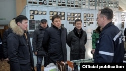 Сапар Исаков на ТЭЦ Бишкека, 27 января 2018 г.