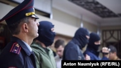 Российские силовики на заседании «Крымской солидарности», архив