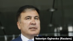 ფოტო არქივიდან: მიხეილ სააკაშვილი კიევში. 2020 წლის აპრილი