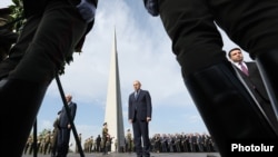 ფაშინიანი წიწერნაკაბერდის მემორიალზე. 2024 წლის 24 აპრილი