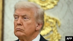 US President Donald Trump landed in Malaysia to begin his Asia trip. (file photo)