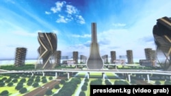 "Асман" экологиялык таза шаарынын долбоору. 