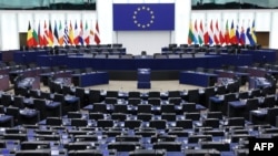 Pamje nga brenda e Parlamentit Evropian, Strasburg, Francë. Fotografi ilustruese nga arkivi.