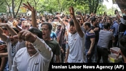 تظاهرات معترضان، تهران ۴ تیرماه ۹۷