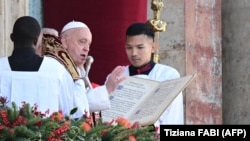 Рим папасы Франциск. Ватикан. 25-декабрь, 2024-жыл