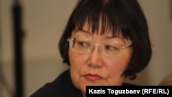 Бахыт Туменова, руководитель общественной организации «Аман Саулык». Алматы, 13 декабря 2012 года.