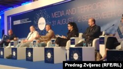 Mediji i terorizam, OSCE konferencija, učesnici sesije o izvještavanju o terorizmu iz perspektive Balkana