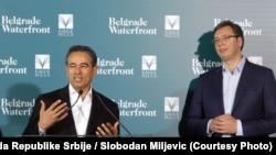 მუჰამედ ალი ალაბარი და სერბეთის პრეზიდენტი ალექსანდარ ვუჩიჩი