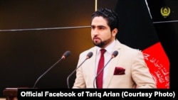 طارق آرین سخنگوی وزارت داخله افغانستان