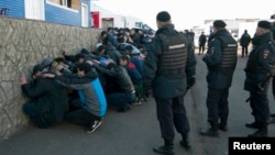 Задержание мигрантов в России. Архивное фото.